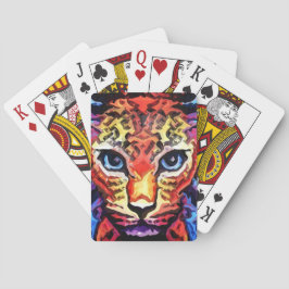 あのカラフルなヒョウの絵 トランプ