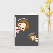 あのカルマ・ジーザス面白い名言ミーム聖書を見た カード (黄色い花)