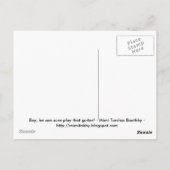 あのギターは遊確かよ！ ポストカード (裏面)