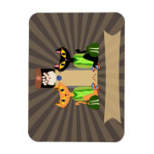 あのクール路地の猫たち マグネット (縦)