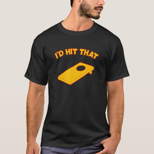 あのコーンホールチーム豆バッグコーンホール2 Tシャツ (正面)