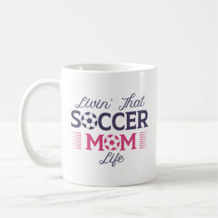あのサッカーのママの人生を生きる コーヒーマグカップ