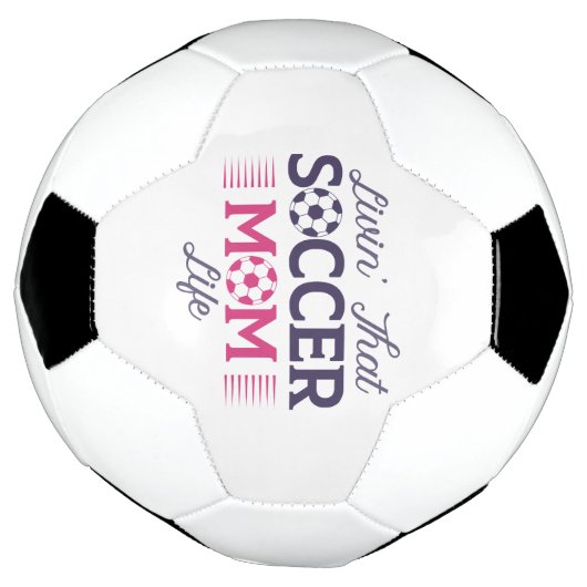 あのサッカーのママの人生を生きる サッカーボール (回転)