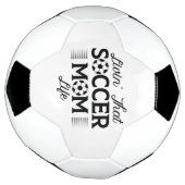 あのサッカーのママの人生を生きる サッカーボール (回転)
