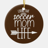 あのサッカーママ引用文ママ引用文ママ セラミックオーナメント (正面)