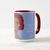 あのサンタのスパイかも マグカップ (正面右)