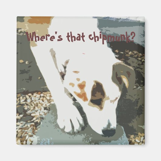 あのチップムンクはどこだ？マグネット マグネット (正面)