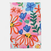 あのフローラ夏感じ金田 キッチンタオル (縦)