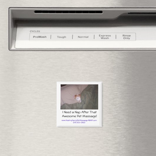 あのペットの後に昼寝素晴らしが必要だ… マグネット (インサイチュ (食洗機))