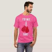 あのボクシングキックボクシンおもしろいグだ Tシャツ (正面フル)