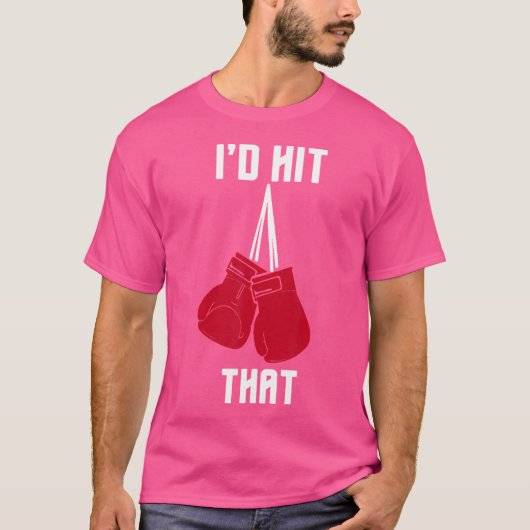 あのボクシングキックボクシンおもしろいグだ Tシャツ (正面)