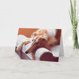 あのボルゾイの顔 案内状