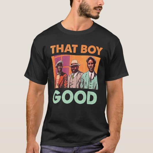 あのボーイ・グッド・アメリカ来・ヴィンテージズ・トゥ・アメリカ Tシャツ (正面)