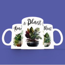 あのマグカップの植物がある コーヒーマグカップ