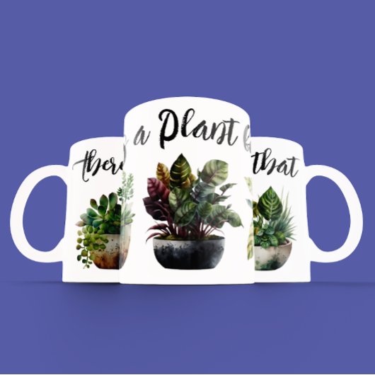 あのマグカップの植物がある コーヒーマグカップ