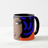 あのマグカップの絵が気になってしまう マグカップ (正面右)