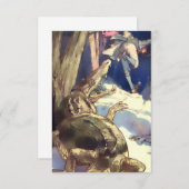 「あのワニ！」 アリスBウッドワード サンキューカード (正面/裏面)