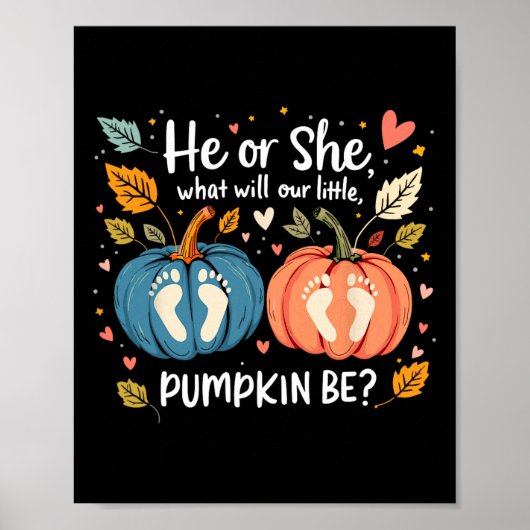 あの人か彼女が私たちの小さなカボチャが秋Bになる ポスター (正面)