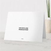 あの人のロマンチックな名刺が好きだ カード (裏面)