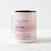 あの人の夕焼けは何でも美しい ツートーンマグカップ (正面左)