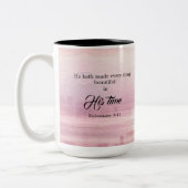 あの人の夕焼けは何でも美しい ツートーンマグカップ (左)