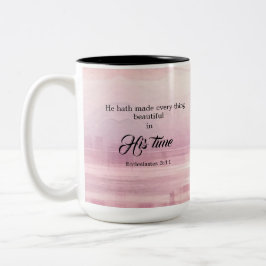 あの人の夕焼けは何でも美しい ツートーンマグカップ