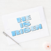 あの人はステッカーが上がった 長方形シール (封筒)