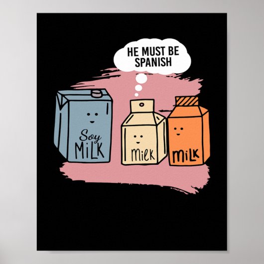 あの人は乳スペインの豆乳だろう ポスター (正面)