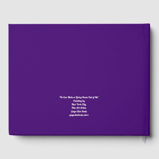 あの人は僕から居間を作ってくれる ゲストブック (裏面)