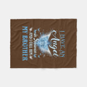 あの人は天国で兄と呼ぶ フリースブランケット (正面(横))