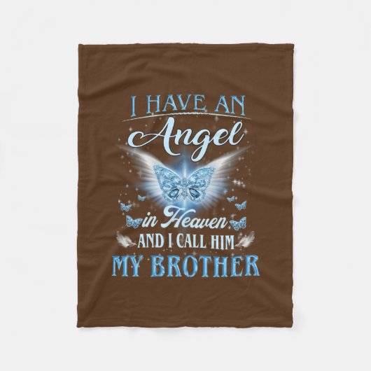 あの人は天国で兄と呼ぶ フリースブランケット (正面)