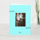 あの人は斑を見ると想像力が鈍る カード (裏面)