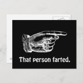 あの人は茶番をした ポストカード (正面/裏面)