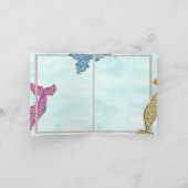 あの人魚感じのあいさつ空白のきカード シーズンカード (内部)