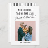 あの写真を撮る時得間がない年賀状 シーズンカード (正面/裏面)