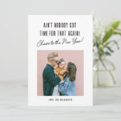 あの写真を撮る時得間がない年賀状 シーズンカード (スタンド正面)