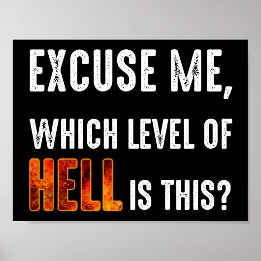 あの地獄のレベルは? ポスター (正面)