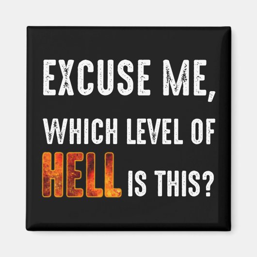 あの地獄のレベルは？ マグネット (正面)