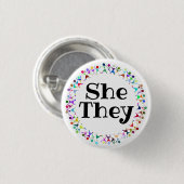 あの女は人間の姿だ 缶バッジ (正面&裏面)