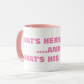 あの女は何が彼女の女だ マグカップ (正面左)