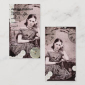 あの女は始終持っている 名刺 (正面/裏面)