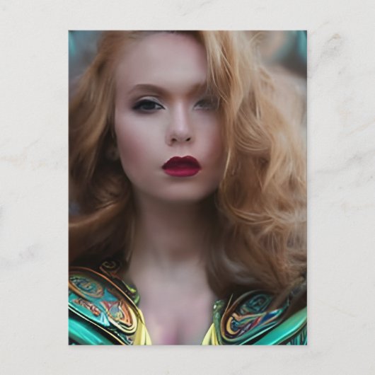 あの女は武士だ ポストカード (正面)