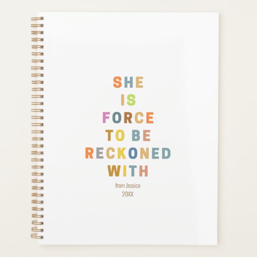 あの女は無理に取り返される プランナー手帳 (正面)