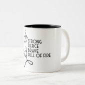 あの女は猛威を振るう ツートーンマグカップ (正面右)