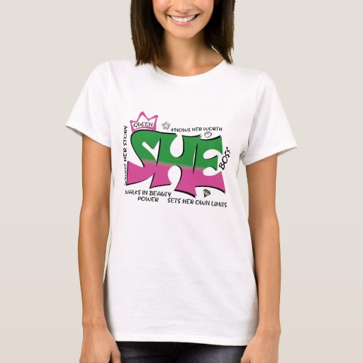 あの女は用事を大事にしている Tシャツ (正面)