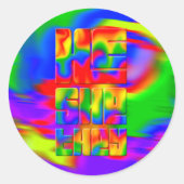 あの女は虹の印だ ラウンドシール (正面)