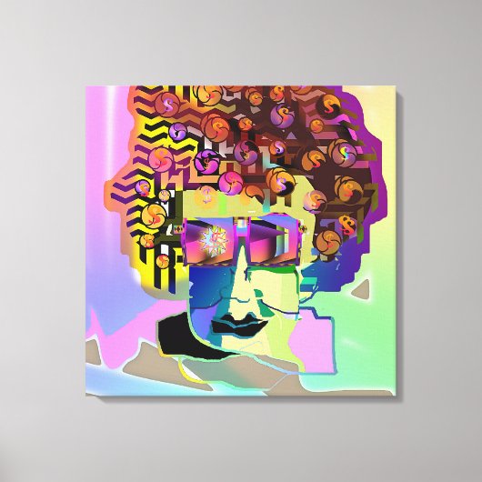 あの女は金に心を奪われている キャンバスプリント (正面)