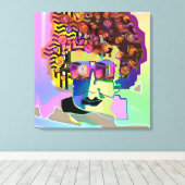 あの女は金に心を奪われている キャンバスプリント (インサイチュ (ウッドフロア))