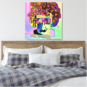 あの女は金に心を奪われている キャンバスプリント (インサイチュ (寝室))