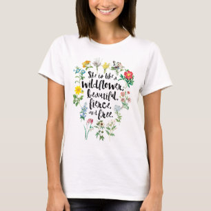 「あの子は野の花みたいなもんだ…」 保素朴保 Tシャツ